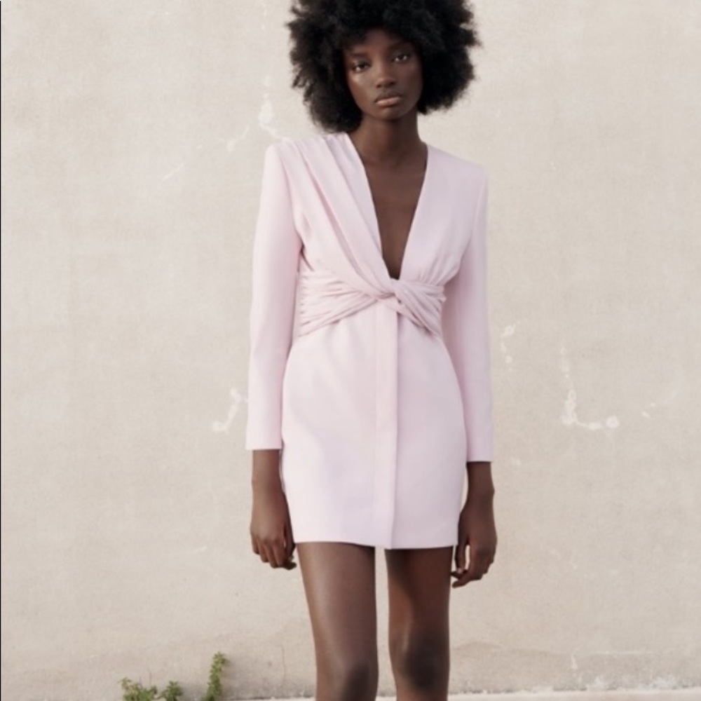 Zara pink dress